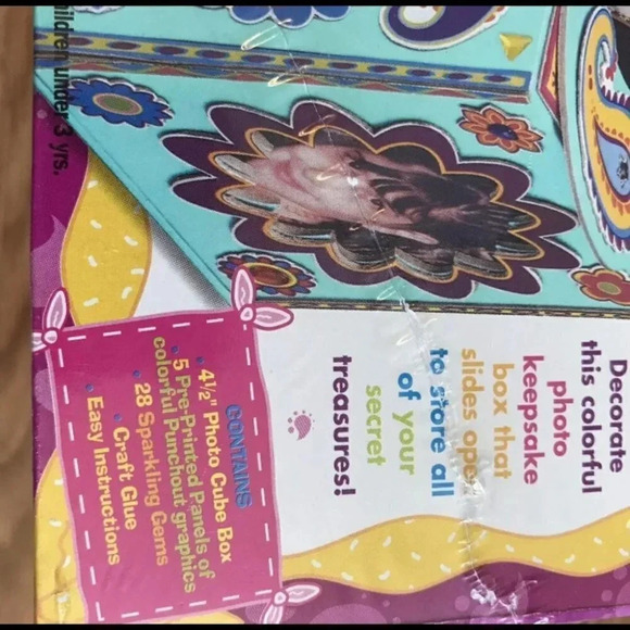 NEW Bandana Photo Box Keepsake Activity Craft Kit - Picture 6 of 6